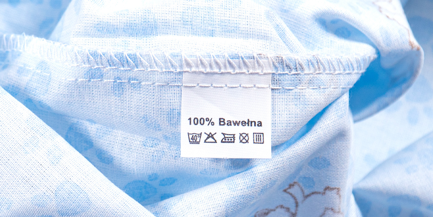 Poszewka 40x60 cm łapki niebieskie